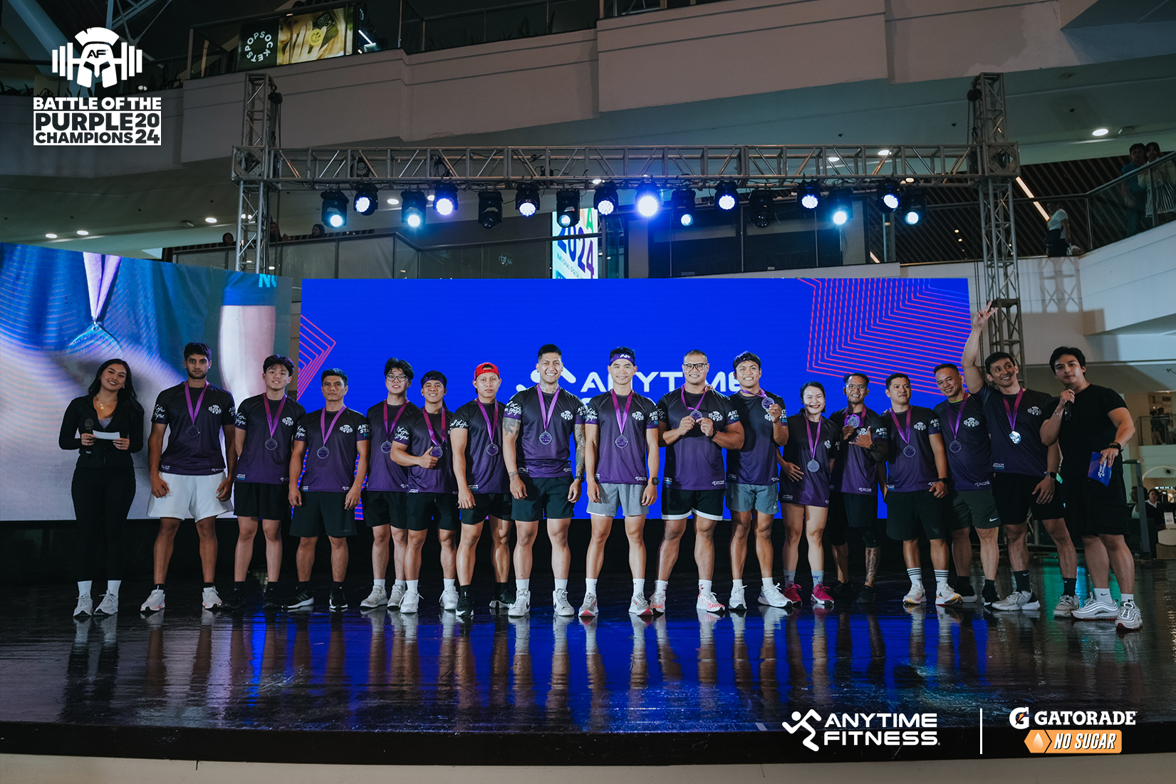 All Purple Champions - AF Ecoland Davao, AF MOA, AF Bacoor